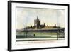 Cedar Rapids, Iowa - Panoramic Exterior View of Union Station-Lantern Press-Framed Art Print