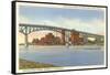 Cedar Street Bridge, Peoria, Illinois-null-Framed Stretched Canvas