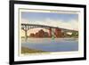 Cedar Street Bridge, Peoria, Illinois-null-Framed Premium Giclee Print