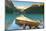 Cedar-Strip Canoe at Lake Louise, Banff National Park-Miles Ertman-Mounted Photographic Print