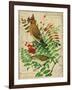 Cedar Waxwing-Kate Ward Thacker-Framed Giclee Print