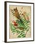 Cedar Waxwing-Kate Ward Thacker-Framed Giclee Print