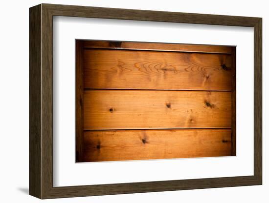 Cedar Wood Planks-tammykayphoto-Framed Photographic Print