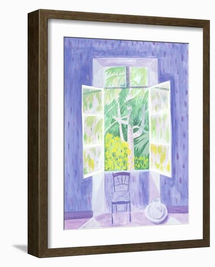 Cedars Through the Window, 1987-Marie Hugo-Framed Giclee Print