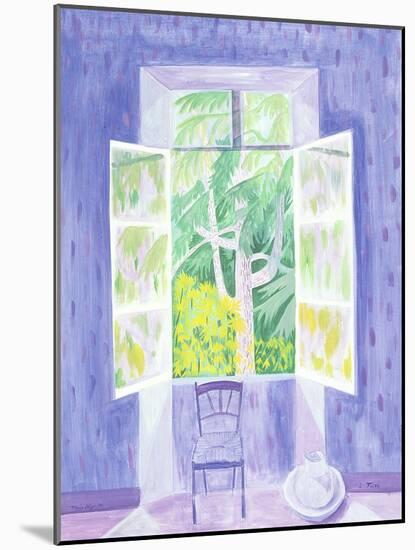 Cedars Through the Window, 1987-Marie Hugo-Mounted Giclee Print