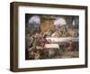 Cedric's Toast, 1859-John Gilbert-Framed Giclee Print