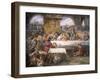 Cedric's Toast, 1859-John Gilbert-Framed Giclee Print