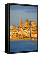 Cefalu, Sicily, Italy, Europe.-Marco Simoni-Framed Stretched Canvas