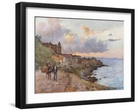 Cefalu: Sunset-Alberto Pisa-Framed Giclee Print