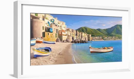 Cefalu-Adriano Galasso-Framed Art Print