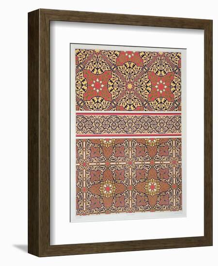 Ceiling Arabesques from the Mosque of El-Bordeyny-Emile Prisse d'Avennes-Framed Giclee Print