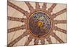 Ceiling Decoration in the Blue Mosque. Istanbul. Turkey-Tom Norring-Mounted Photographic Print