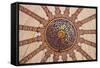 Ceiling Decoration in the Blue Mosque. Istanbul. Turkey-Tom Norring-Framed Stretched Canvas