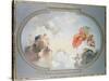 Ceiling Design Depicting the Apotheosis of Flora-Jacob De Wit-Stretched Canvas