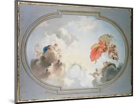 Ceiling Design Depicting the Apotheosis of Flora-Jacob De Wit-Mounted Giclee Print