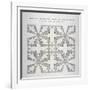 Ceiling Detail from the Court of Star Chamber, Palace of Westminster, London, C1800-null-Framed Giclee Print