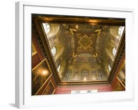 Ceiling Detail in a Room of the Palace of Versailles, Paris, France-Jim Zuckerman-Framed Photographic Print