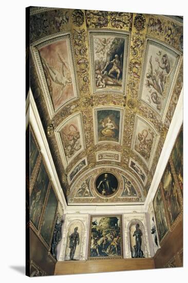 Ceiling Detail, Studiolo of Francesco I-null-Stretched Canvas