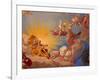 Ceiling fresco " Apotheosis of Emperor Karl VI" (1685-1740)-Paul Troger-Framed Giclee Print