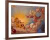 Ceiling fresco " Apotheosis of Emperor Karl VI" (1685-1740)-Paul Troger-Framed Giclee Print