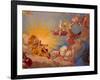 Ceiling fresco " Apotheosis of Emperor Karl VI" (1685-1740)-Paul Troger-Framed Giclee Print