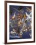 Ceiling from Sala del Mappamondo Fresco by G. De Vecchi and da Reggio-null-Framed Giclee Print