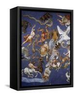 Ceiling from Sala del Mappamondo Fresco by G. De Vecchi and da Reggio-null-Framed Stretched Canvas