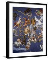 Ceiling from Sala del Mappamondo Fresco by G. De Vecchi and da Reggio-null-Framed Giclee Print