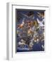 Ceiling from Sala del Mappamondo Fresco by G. De Vecchi and da Reggio-null-Framed Giclee Print