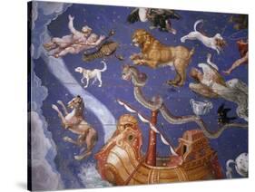 Ceiling from Sala del Mappamondo Fresco by G. De Vecchi and da Reggio-null-Stretched Canvas
