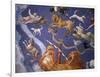 Ceiling from Sala del Mappamondo Fresco by G. De Vecchi and da Reggio-null-Framed Giclee Print