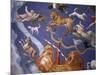 Ceiling from Sala del Mappamondo Fresco by G. De Vecchi and da Reggio-null-Mounted Giclee Print
