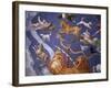 Ceiling from Sala del Mappamondo Fresco by G. De Vecchi and da Reggio-null-Framed Giclee Print