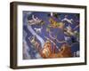 Ceiling from Sala del Mappamondo Fresco by G. De Vecchi and da Reggio-null-Framed Giclee Print