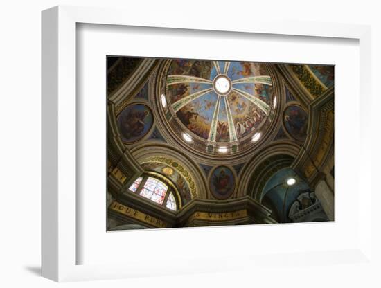 Ceiling in the Church of the Carmelite Stella Maris Monastery on Mount Carmel-Yadid Levy-Framed Photographic Print