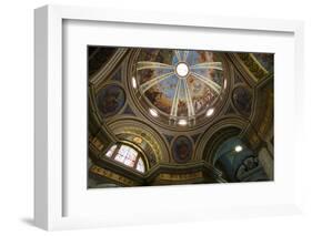 Ceiling in the Church of the Carmelite Stella Maris Monastery on Mount Carmel-Yadid Levy-Framed Photographic Print