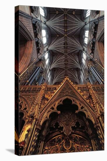 Ceiling of Nave, Westminster Abbey-null-Stretched Canvas