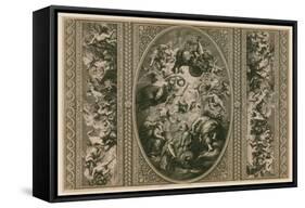 Ceiling of the Banqueting House in Whitehall-Peter Paul Rubens-Framed Stretched Canvas