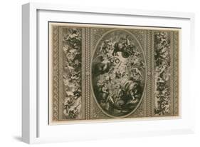 Ceiling of the Banqueting House in Whitehall-Peter Paul Rubens-Framed Giclee Print