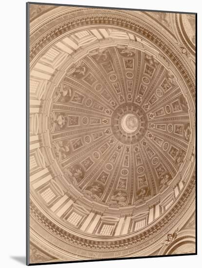 Ceiling of the Cupola of St. Peter's Basilica-null-Mounted Photographic Print