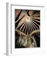 Ceiling of the Guell Crypt, 1908-15-Antoni Gaudí-Framed Giclee Print