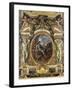 Ceiling of the Hall of Mirrors: Restoring Navigation-Charles Le Brun-Framed Giclee Print