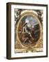 Ceiling of the Hall of Mirrors: Restoring Navigation-Charles Le Brun-Framed Giclee Print