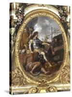 Ceiling of the Hall of Mirrors: Restoring Navigation-Charles Le Brun-Stretched Canvas