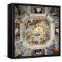 Ceiling of the Hall of Olympus-Paolo Veronese-Framed Stretched Canvas