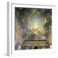 Ceiling of the Salon de Hercules at Versailles, 18th century-Francois Lemoyne-Framed Photographic Print