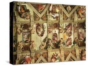 Ceiling of the Sistine Chapel, the Vatican, Rome, Lazio, Italy-G Richardson-Stretched Canvas