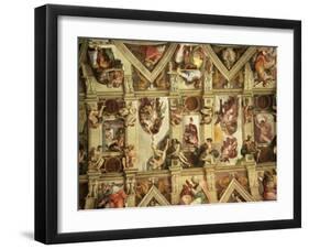 Ceiling of the Sistine Chapel, the Vatican, Rome, Lazio, Italy-G Richardson-Framed Photographic Print