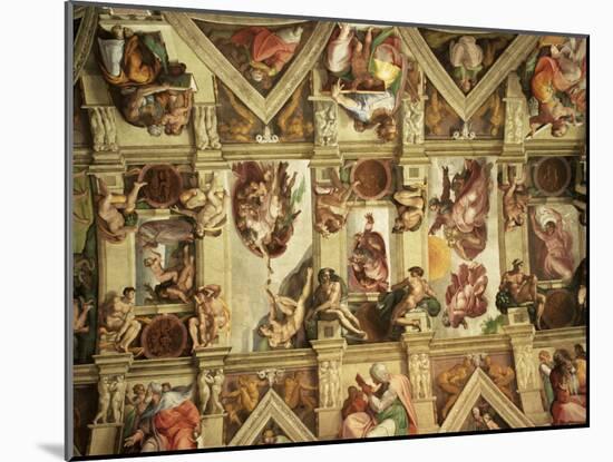 Ceiling of the Sistine Chapel, the Vatican, Rome, Lazio, Italy-G Richardson-Mounted Photographic Print