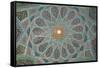 Ceiling of Tomb of Hafez, Iran's most famous poet, 1325-1389, Shiraz, Iran, Middle East-James Strachan-Framed Stretched Canvas